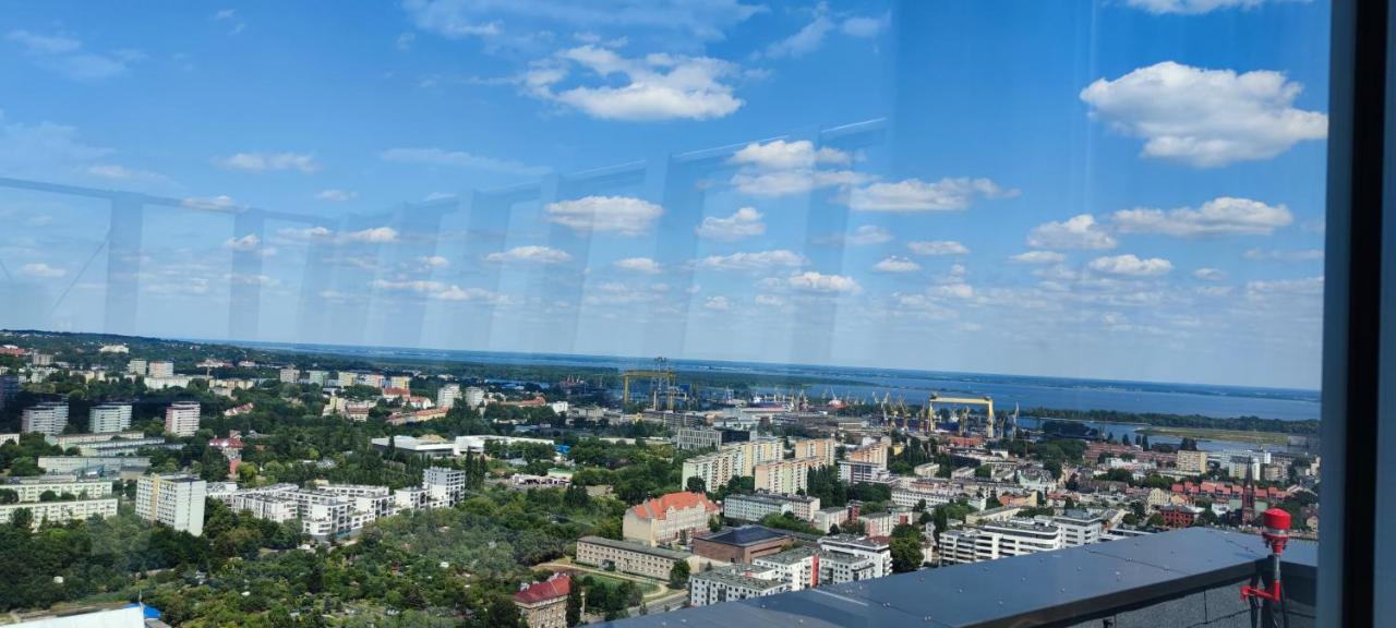 Aleda Tower, 14 Floor, Balkon Apartment Шчечин Екстериор снимка