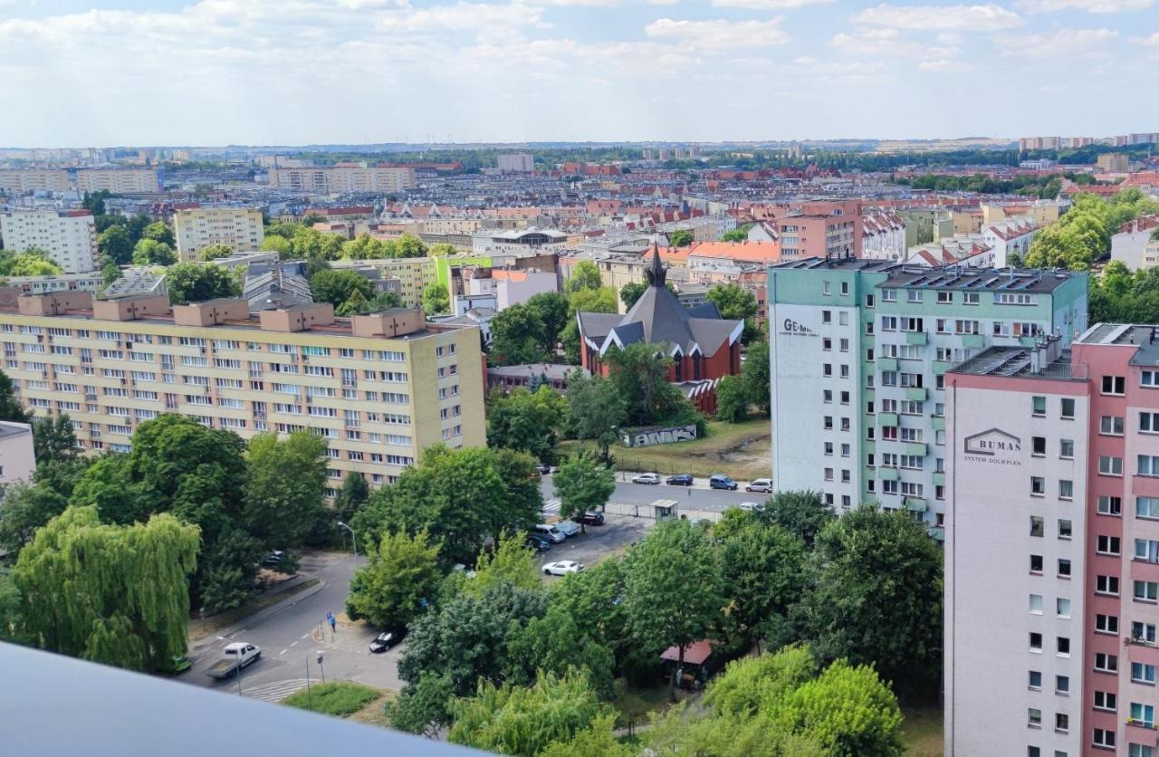 Aleda Tower, 14 Floor, Balkon Apartment Шчечин Екстериор снимка