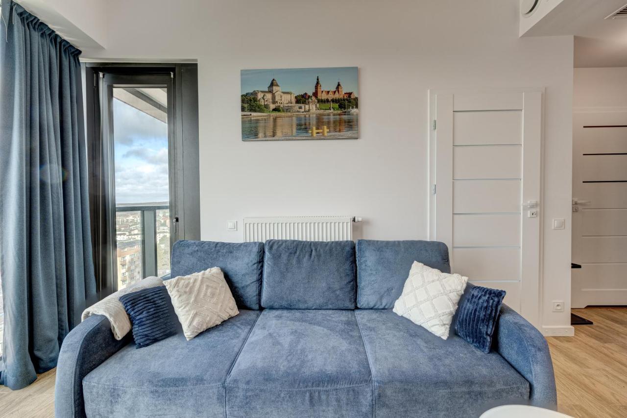 Aleda Tower, 14 Floor, Balkon Apartment Шчечин Екстериор снимка