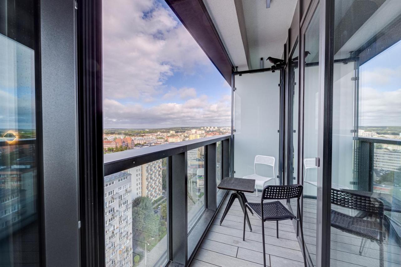Aleda Tower, 14 Floor, Balkon Apartment Шчечин Екстериор снимка